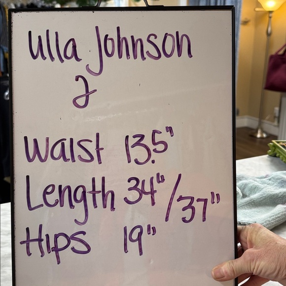 Ulla Johnson Ailie Cotton Silk Blend Metallic Skirt Size 2 - Picture 11 of 15